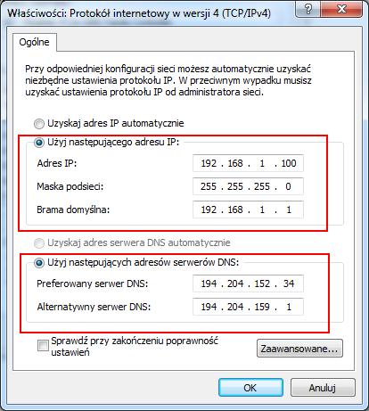 dostęp do Internetu, a Router Event Print nie posiada