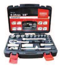Komplet kluczy nasadowych, 23 cz. 1/2 Set of socket wrenches 23 pcs Набор головок 23 шт.