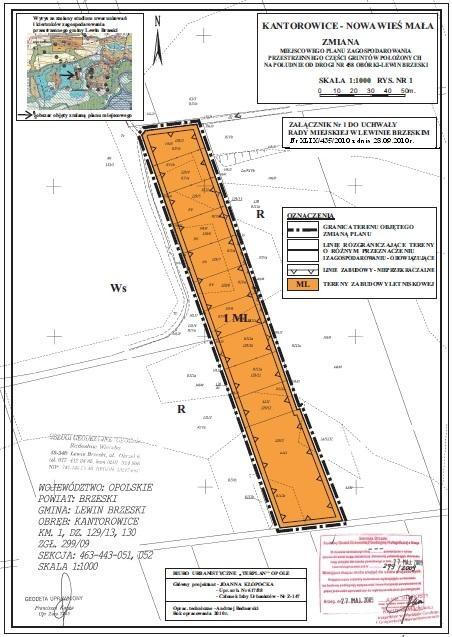 Załącznik Nr 1 do Uchwały Nr XLIX/436/2010 Rady Miejskiej w Lewinie Brzeskim z