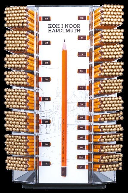 3 1500MIX480 OŁÓWKI 1500 W EKSPOZYTORZE Zestaw 480 ołówków serii 1500 w ekspozytorze.