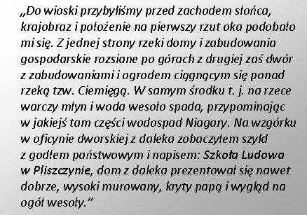 kierownik Szkoły Ludowej w Pliszczynie 1921 1925 -