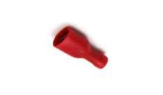 Konektor żeński, izolowany 4,8mm do przewodu 0,5-1,5 mm czerwony Insulated crimp terminal female 4,8 x 0,5 - red Gniazdo mikrofonowe 5 pin CB mic socket 5 pin Płytki wielostykowe prototypowe 17x