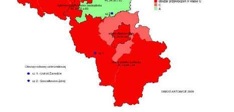 średniorocznego stężenia 24-godz Pył PM10 10