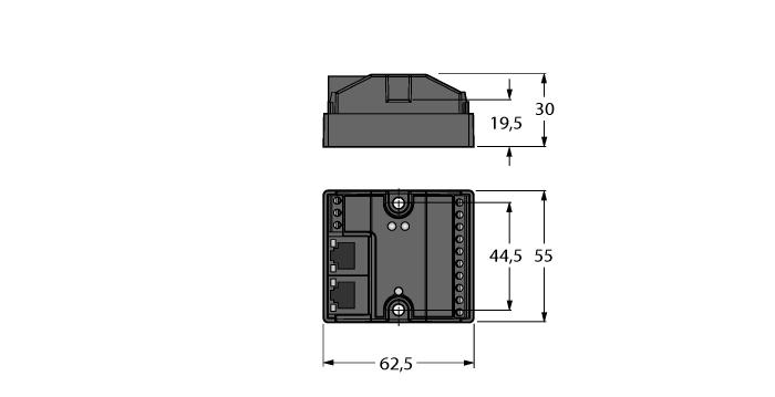 FLC/ARGEE programowalne Urządzenie podrzędne EtherNet/IP Urządzenie podrzędne Modbus TCP Urządzenie podrzędne PROFINET 2 porty RJ45 do podłączenia sieci Ethernet Zintegrowany switch ethernetowy