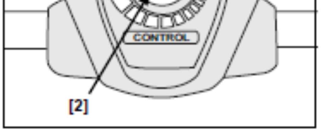 Aby zatrzymać silnik puść Dźwignię sterowania ostrzy. Każde koło posiada swoją dźwigienkę [1] regulacji wysokości.
