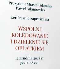 12 grudnia Wiceprzewodnicząca Marzena Olszewska-Fryc i Członek Rady Irena Samson reprezentowały OIPiP w Gdańsku na spotkaniu opłatkowym pt.
