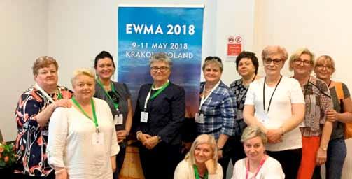 Podziękowania KOMUNIKAT A co widziałam i usłyszałam, Państwu w skrócie przekazałam. Uczestniczyłam w 28. Konferencji EWMA w Krakowie jako członek PTLR oraz członek Zespołu ds.