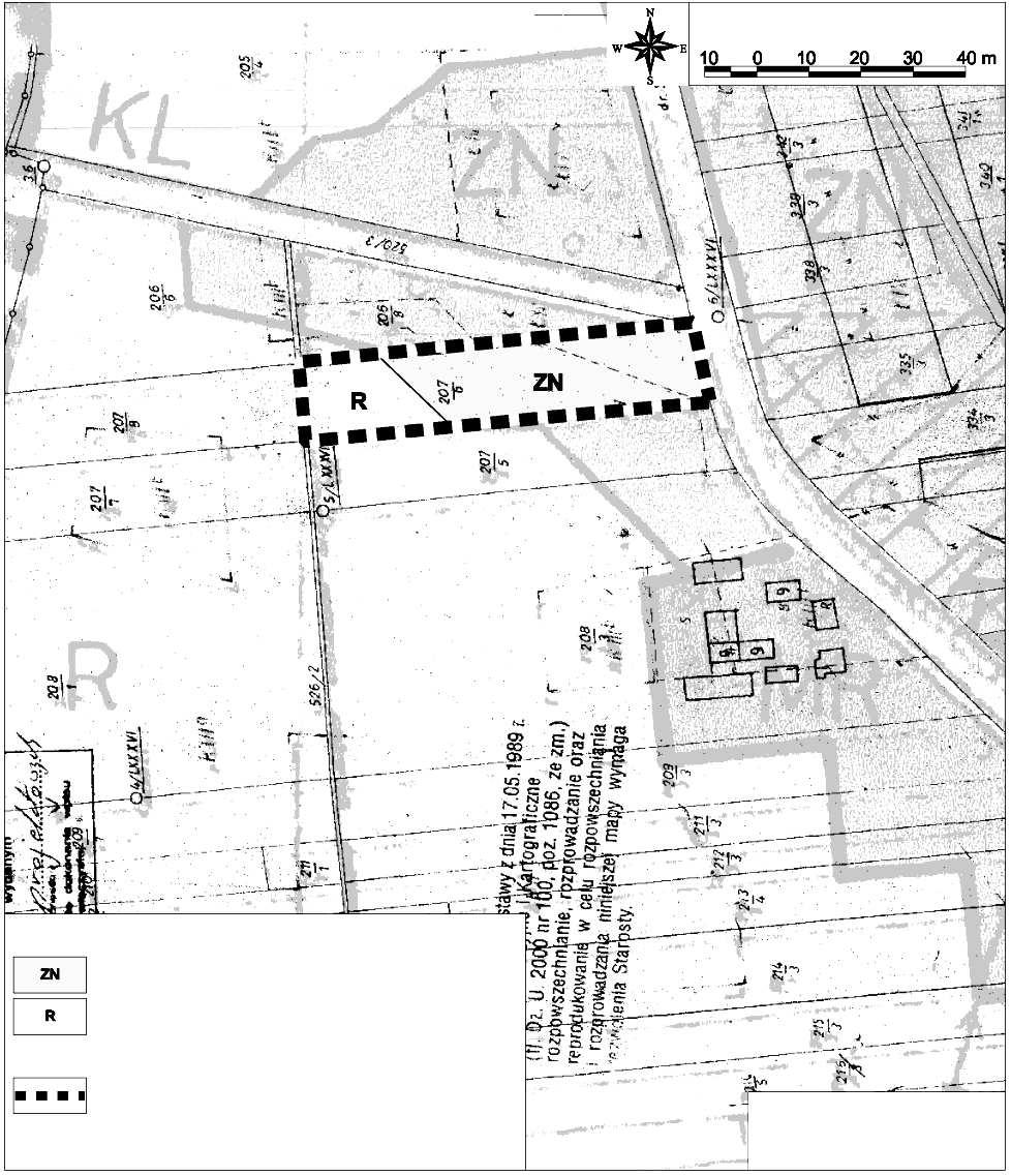 Województwa Ma³opolskiego Nr 134 5017 Za³¹cznik Nr 1/4 SO ECTWO RUDBO GÓRNE - DZIA KA NR 207/6