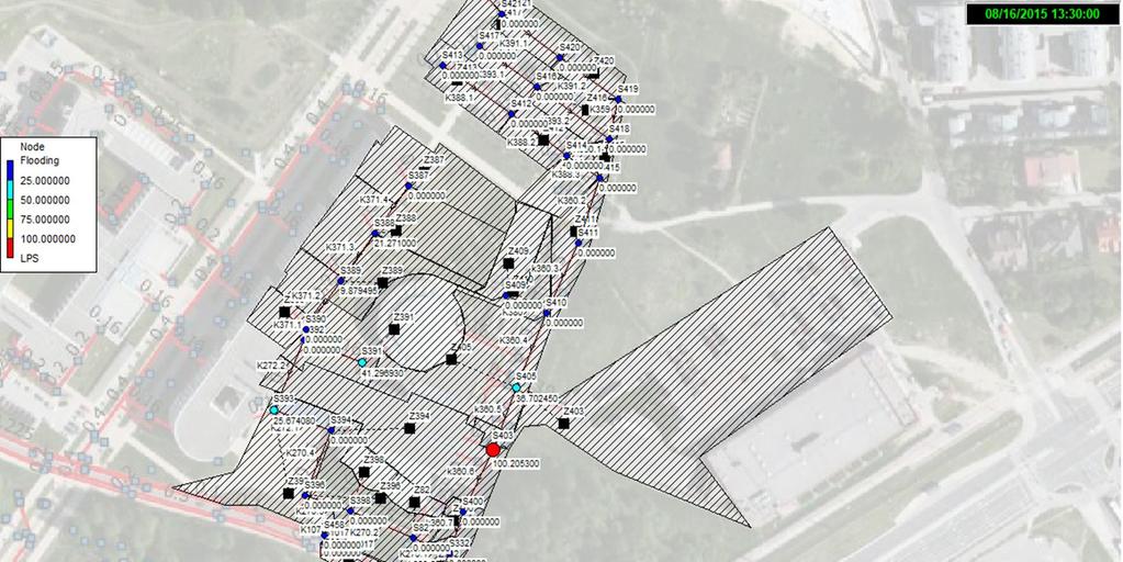 Hietogramy projektowe deszczu a przepustowość