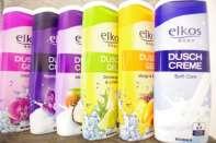 908. Elkos dusch creme Niemiecki żel pod prysznic 300ml, zapachy: Milch & Kokos Orchidee Zitronne Soft & care Mango Paradise