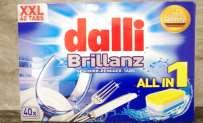 1583. Dalli Brillanz, niemieckie tabletki do zmywarki XXL Brillianz 40szt, all in 1