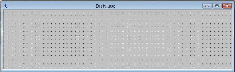 ikona New Schematic lub kombinacja klawiszy Ctrl-N. Po ich użyciu otwiera się okno zawierające obszar schematu, na którym umieszcza się elementy i połączenia tworzące obwód.