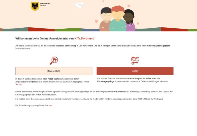 Tak działa portal KiTa Dortmund W 3 krokach do miejsca opieki nad dziećmi www.kita-portal.dortmund.