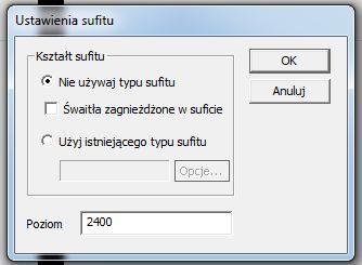 Wpisujemy wartość 1, aby odróżnić całą podłogę od naszego