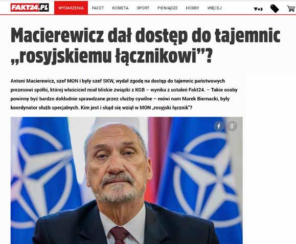 . G R O Ż E Służba Kontrwywiadu Wojskowego w sprawie Jacka Kotasa oficjalnie wypowiedziała się dopiero