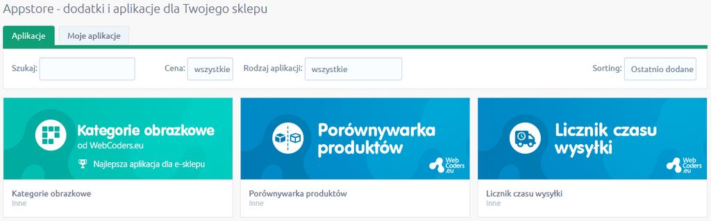 opcję Akceptuję regulamin Appstore i Akceptuję regulamin