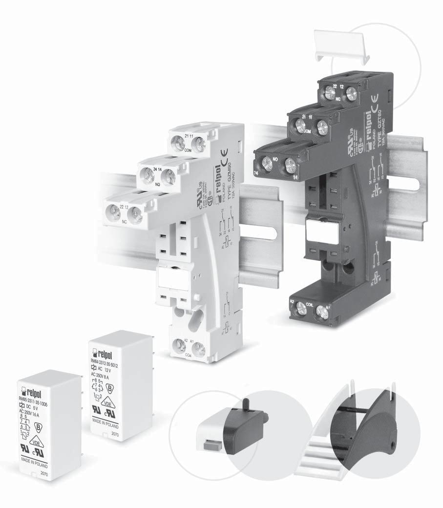 PrzekaŸniki interfejsowe 19 PI85 GZM80 GZT80-0035 78,1 x 15,9 x 66,5 1P 16 A