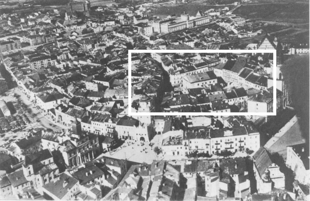 Rynek 6 Panorama Lublina, lata 30.