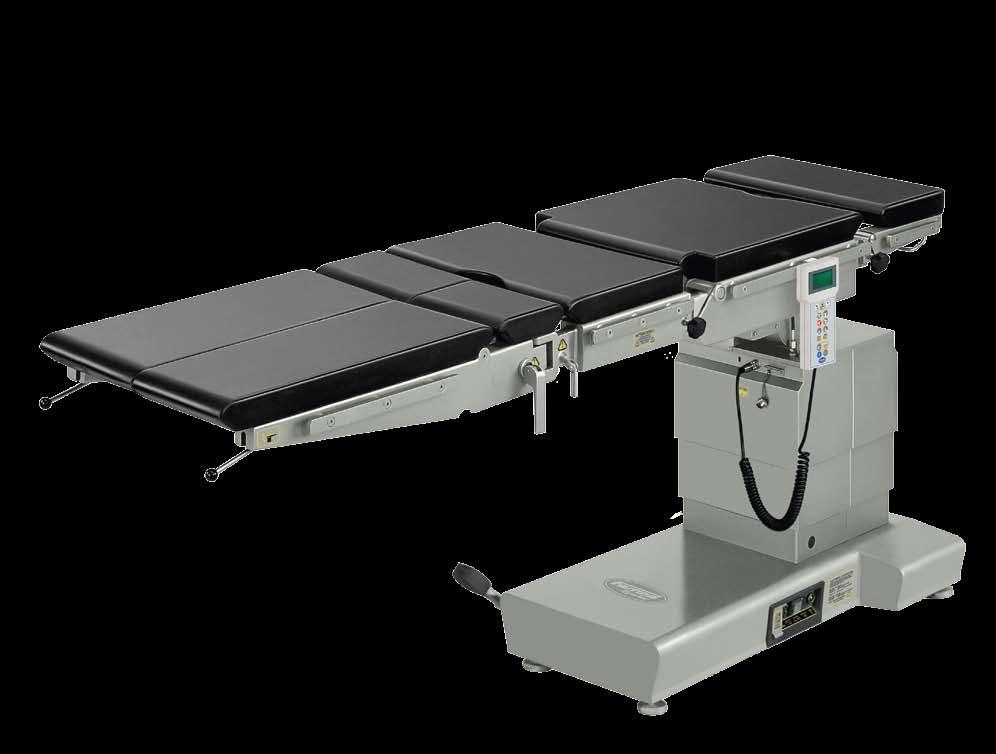 Przeznaczenie Stół SU-10 przeznaczony jest do podtrzymywania pacjenta podczas przeprowadzania zabiegów i operacji w zakresie większości dyscyplin