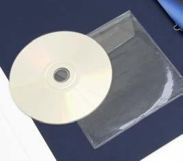3 60 Kieszonki na płyty CD samoprzylepne 422055 kieszonka na płytę CD z możliwością przyklejenia w dowolnym miejscu klapka zabezpieczająca przed wypadnięciem płyty
