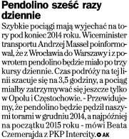 Spó³ka otrzymuje mniejsze dofinansowanie, ale w zamian za to pieni¹dze nie s¹ znaczone i nie blokuj¹ nam procesu prywatyzacji wyjaœnia szef PKP SA.