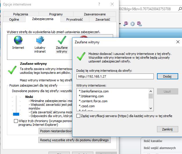 6. Praca w sieci komputerowej Do pracy zdalnej z rejestratorem można wykorzystać: 1. Przeglądarkę Internet Explorer wymagane jest zainstalowanie dodatku ActiveX.