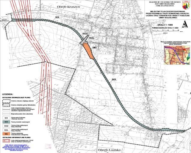 dawnej linii kolejowej Bolesławiec Grodziec; 2012 2015 Prace projektowe i przygotowawcze przed przebudową drogi