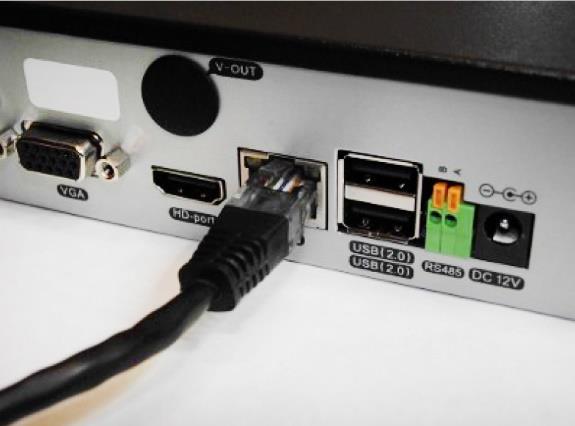 Podłączyć rejestrator do monitora / telewizora obsługującego rozdzielczość FULL HD tj. 1920x1080 2.