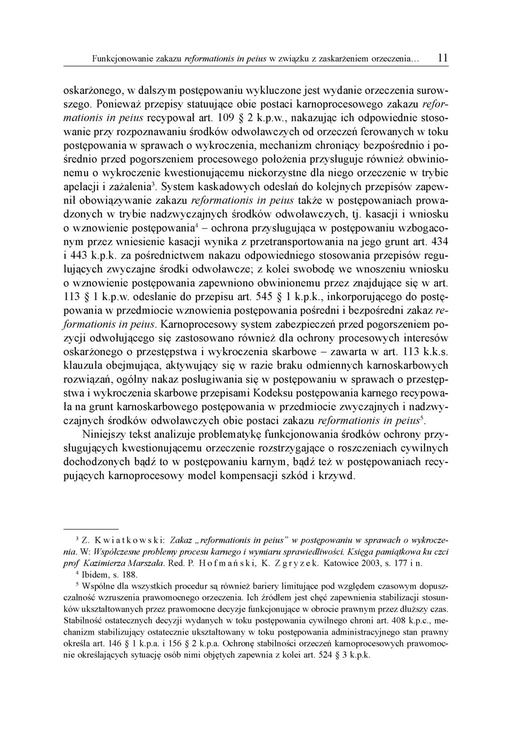 oskarżonego, w 