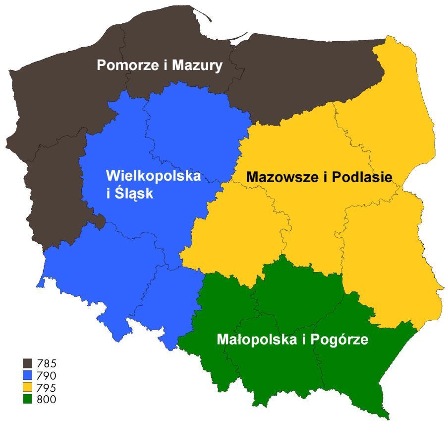 II.2. Populacja gospodarstw rolnych, pole obserwacji i próba gospodarstw Polskiego FADN Gospodarstwa rolne funkcjonujące w Polsce sklasyfikowano według zasad WTGR.