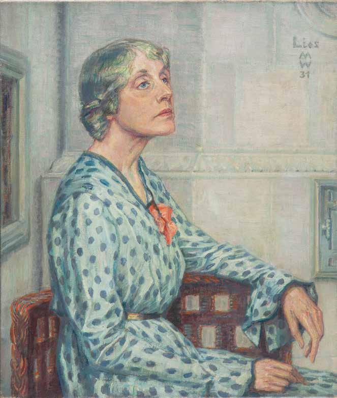 56 MAX WISLICENUS (1861-1957) Portret siostry Elizabeth, 1931 r.