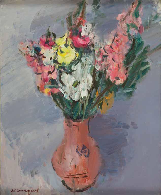 59 JOACHIM WEINGART (1895-1942) Bukiet kwiatów olej/płótno, 73 x 60 cm