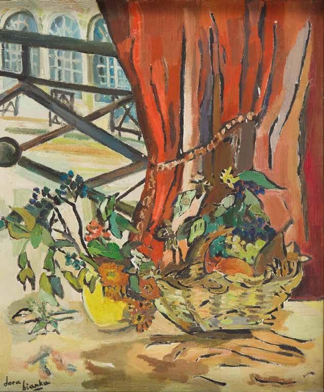 63 DORA KUCEMBIANKA (1895-1979) Martwa natura olej/płótno, 55 x 46 cm sygnowany l.d.