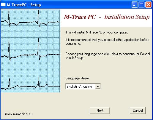 2. Instalacja oprogramowania 2.1. Wymagania sprzętowe Aplikacja M-Trace PC Base przeznaczona jest do komputerów z systemem operacyjnym Windows (32 bitowych lub 64 bitowych).