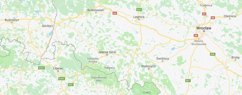 Kraj Liberecki Saksonia Województwo