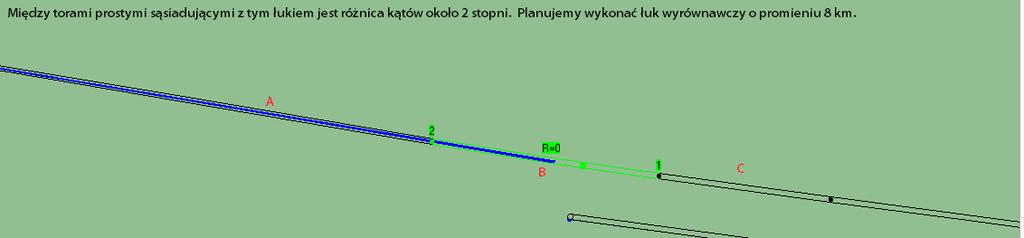 Problemowe łuki Główną jest brak miejsca na wykonanie łuku o zadanym promieniu.