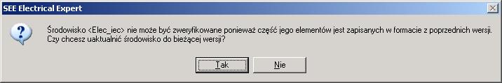 Proponujemy następujące rozwiązanie: - przekopiowanie pod eksploratorem windows projektu z wersji poprzedniej np.