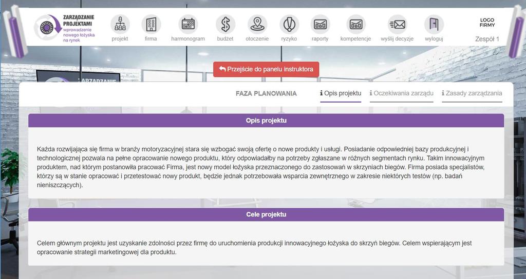 1. FAZA PLANOWANIA Zostałeś project managerem i musisz doprowadzić zlecony przez Zarząd projekt do końca z sukcesem.