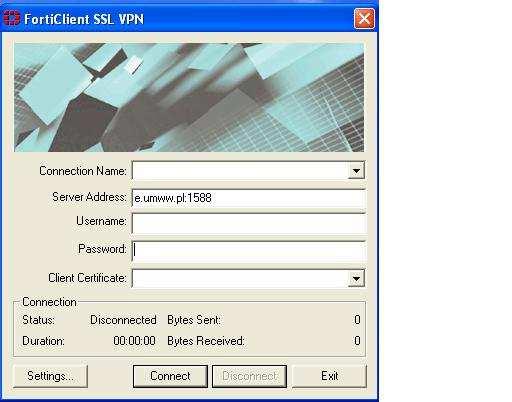 KSAT2000i instrukcja instalacji systemu KSAT2000i Rysunek 9 Ikona klienta zdalnego połączenia SSL VPN 3.