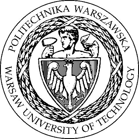 -662 Warszawa, ul. Koszykowa 75, www.wt.pw.edu.pl tel.