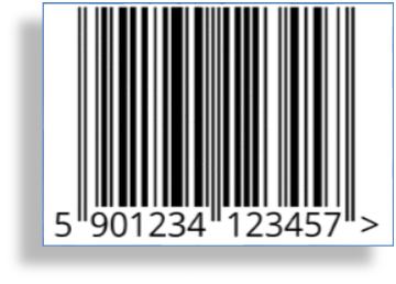 CHARAKTERYSTYKA NUMERÓW KODOWYCH GS1 Na rys. 1 przedstawiono oznaczenie kodowe produktu o numerze 0 590 1234 12345 7 (produkt 12345 w firmie 1234).