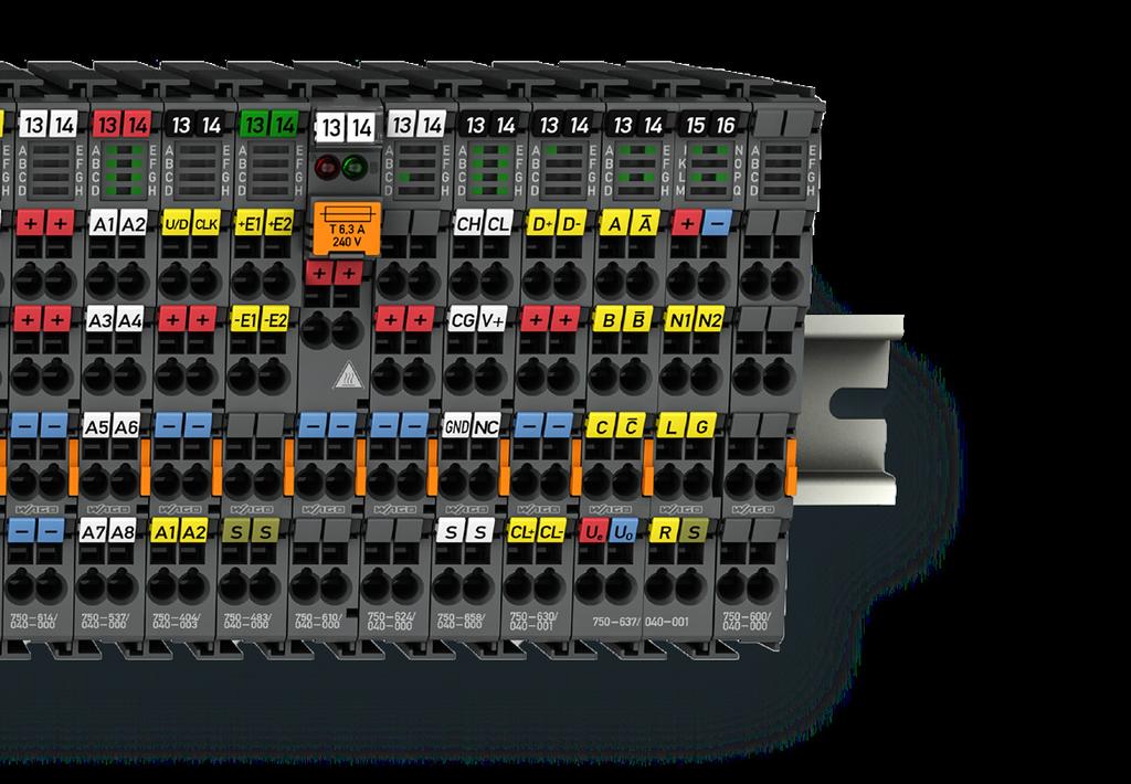 12 nowych modułów numer produktu funkcja 750-404/040-003 licznik; do konfiguracji; XTR 750-430/040-000 8-kanałowy moduł wejść dwustanowych, 24 V DC, 3 ms, XTR 750-431/040-000 8-kanałowy moduł wejść