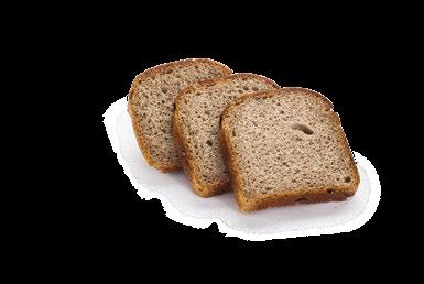 Chleb wzbogacony naturalnym błonnikiem i słodem żytnim, posypany