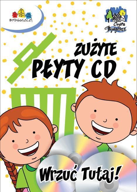 4) Konkurs zbiórki płyt CD i DVD Konkurs organizowany był przez Miasto Bydgoszcz przy współpracy z Międzygminnym Kompleksem Unieszkodliwiania Odpadów ProNatura Sp. z o.o. z Bydgoszczy.