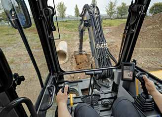 Widoczność dla operatora Udogodnienia dla operatora Powiększone schowki zapewniają operatorowi komfort i wygodę.