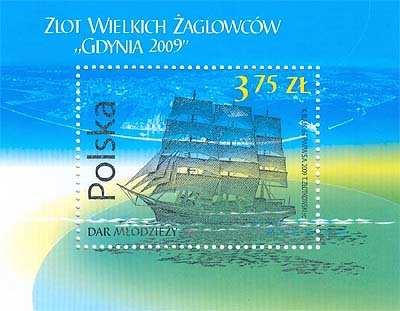 k@talog znaków pocztowych BIULETYN FILATELISTYCZNY TYGODNIK WYDAWNICTWO ELEKTRONICZNE Nr 27(246)/2009 3 lipca 2009 r. ISSN 1896-561X Znaczki Zlot Wielkich śaglowców "Gdynia 2009" 30 czerwca 2009 r.