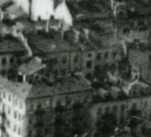 Lubartowska/A fragment of panorama of Lublin in the 1930s, Lubartowska