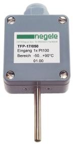 Temperature Sensor Data Sheet TFP-17,TFP-18 General Discription Temperature measurement with temperature sensors Pt100 operates on the basis of the change in resistance of platinum as a function of