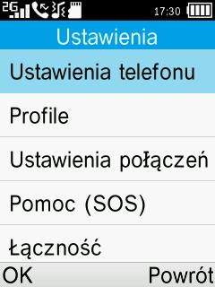 13 Ustawienia... Z poziomu menu głównego wybierz Ustawienia\OK i wybierz funkcję, której ustawienia chcesz zmienić. 12.