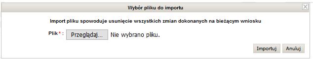 Następnie Wnioskujący ma możliwość wprowadzenia danych dotyczących punktów i przydziałów w określonym przedziale czasowym (3 opcje) Opcja 1: dodanie pliku excel W zakładce Umowa z wnioskami, w